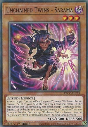 Unchained Twins - Sarama (ETCO-EN029) - Eternity Code 1st Edition Eternity Code Yugioh Single Squirtle Squad Card Shop.
