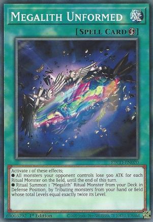 Megalith Unformed (ETCO-EN070) - Eternity Code 1st Edition Eternity Code Yugioh Single Squirtle Squad Card Shop.