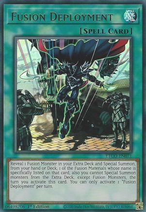 Fusion Deployment (ETCO-EN071) - Eternity Code 1st Edition Eternity Code Yugioh Single Squirtle Squad Card Shop.