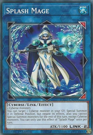 Splash Mage (ETCO-EN048) - Eternity Code 1st Edition Eternity Code Yugioh Single Squirtle Squad Card Shop.