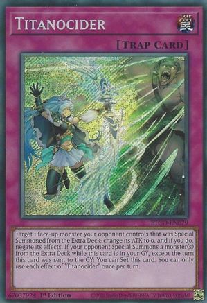 Titanocider (ETCO-EN079) - Eternity Code 1st Edition Eternity Code Yugioh Single Squirtle Squad Card Shop.