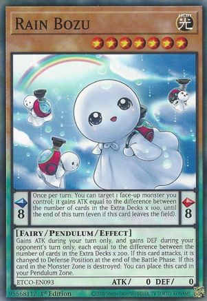 Rain Bozu (ETCO-EN093) - Eternity Code 1st Edition Eternity Code Yugioh Single Squirtle Squad Card Shop.