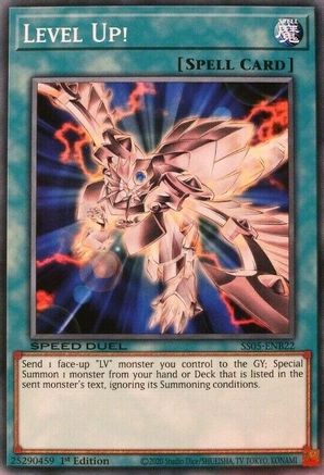 Level Up! (SS05-ENB22) - Speed Duel Decks: Twisted Nightmares 1st Edition Speed Duel Decks: Twisted Nightmares Yugioh Single Squirtle Squad Card Shop.