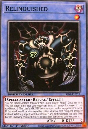 Relinquished (SS04-ENB17) - Speed Duel Decks: Match of the Millennium 1st Edition Speed Duel Decks: Match of the Millennium Yugioh Single Squirtle Squad Card Shop.