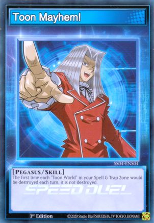 Toon Mayhem! (SS04-ENS04) - Speed Duel Decks: Match of the Millennium 1st Edition Speed Duel Decks: Match of the Millennium Yugioh Single Squirtle Squad Card Shop.