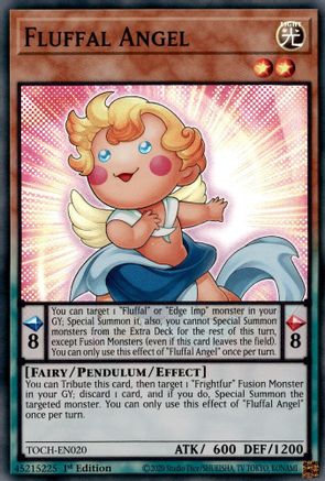 Fluffal Angel (TOCH-EN020) - Toon Chaos Unlimited Toon Chaos Yugioh Single Squirtle Squad Card Shop.