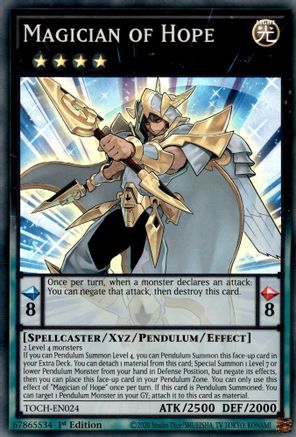 Magician of Hope (TOCH-EN024) - Toon Chaos Unlimited Toon Chaos Yugioh Single Squirtle Squad Card Shop.