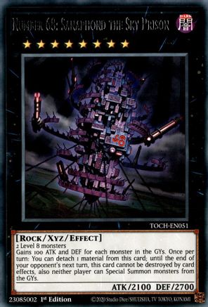 Number 68: Sanaphond the Sky Prison (TOCH-EN051) - Toon Chaos 1st Edition Toon Chaos Yugioh Single Squirtle Squad Card Shop.