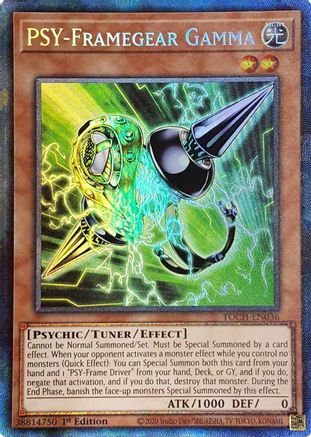 PSY-Framegear Gamma (CR) (TOCH-EN036) - Toon Chaos 1st Edition Toon Chaos Yugioh Single Squirtle Squad Card Shop.