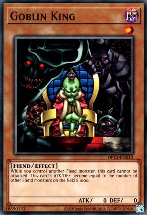 Goblin King (OP13-EN013) - OTS Tournament Pack 13 Unlimited OTS Tournament Pack 13 Yugioh Single Squirtle Squad Card Shop.