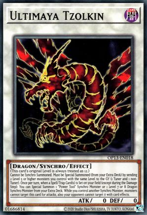 Ultimaya Tzolkin (OP13-EN018) - OTS Tournament Pack 13 Unlimited OTS Tournament Pack 13 Yugioh Single Squirtle Squad Card Shop.