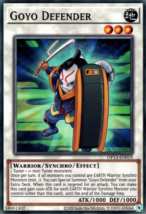 Goyo Defender (OP13-EN019) - OTS Tournament Pack 13 Unlimited OTS Tournament Pack 13 Yugioh Single Squirtle Squad Card Shop.