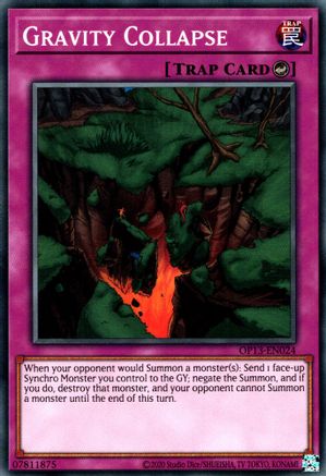 Gravity Collapse (OP13-EN024) - OTS Tournament Pack 13 Unlimited OTS Tournament Pack 13 Yugioh Single Squirtle Squad Card Shop.