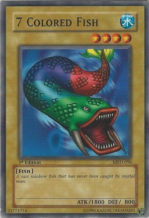 7 Colored Fish (MRD-098) - Metal Raiders 1st Edition Metal Raiders Yugioh Single Squirtle Squad Card Shop.