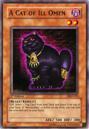 A Cat of Ill Omen (PGD-070) - Pharaonic Guardian Unlimited Pharaonic Guardian Yugioh Single Squirtle Squad Card Shop.