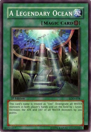 A Legendary Ocean (LOD-078) - Legacy of Darkness 1st Edition Legacy of Darkness Yugioh Single Squirtle Squad Card Shop.