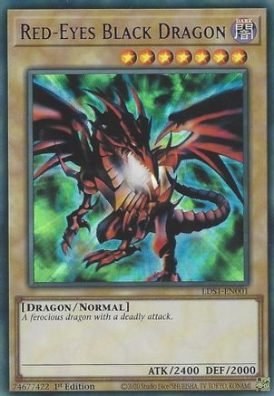 Red-Eyes Black Dragon (Purple) (LDS1-EN001) - Legendary Duelists: Season 1 1st Edition Legendary Duelists: Season 1 Yugioh Single Squirtle Squad Card Shop.