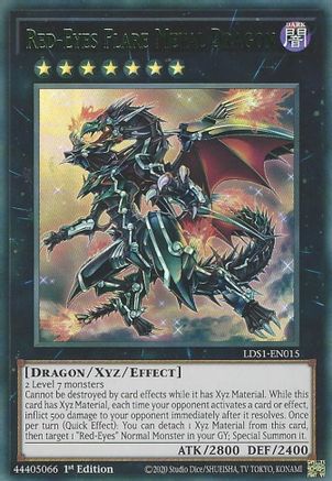 Red-Eyes Flare Metal Dragon (Green) (LDS1-EN015) - Legendary Duelists: Season 1 1st Edition Legendary Duelists: Season 1 Yugioh Single Squirtle Squad Card Shop.