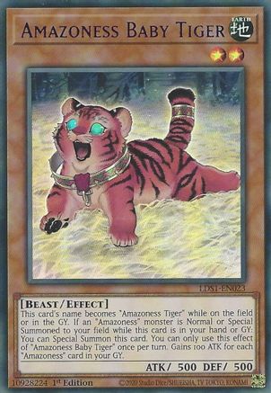 Amazoness Baby Tiger (Purple) (LDS1-EN023) - Legendary Duelists: Season 1 1st Edition Legendary Duelists: Season 1 Yugioh Single Squirtle Squad Card Shop.