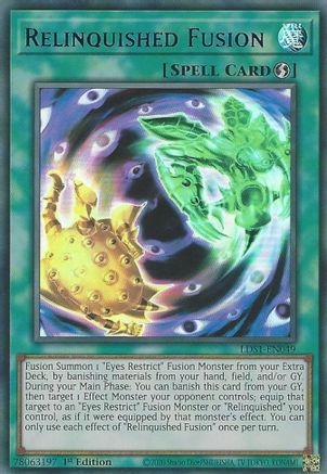 Relinquished Fusion (Blue) (LDS1-EN049) - Legendary Duelists: Season 1 1st Edition Legendary Duelists: Season 1 Yugioh Single Squirtle Squad Card Shop.