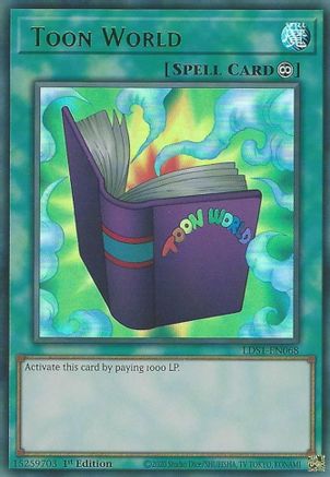 Toon World (Green) (LDS1-EN068) - Legendary Duelists: Season 1 1st Edition Legendary Duelists: Season 1 Yugioh Single Squirtle Squad Card Shop.