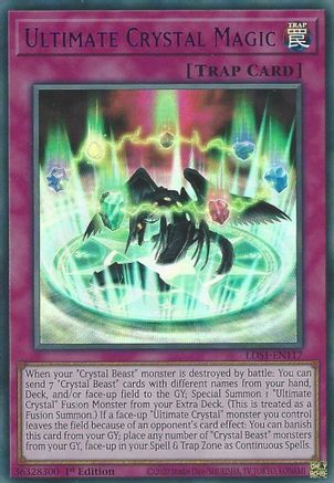 Ultimate Crystal Magic (Purple) (LDS1-EN117) - Legendary Duelists: Season 1 1st Edition Legendary Duelists: Season 1 Yugioh Single Squirtle Squad Card Shop.