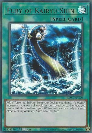 Fury of Kairyu-Shin (LDS1-EN120) - Legendary Duelists: Season 1 1st Edition Legendary Duelists: Season 1 Yugioh Single Squirtle Squad Card Shop.