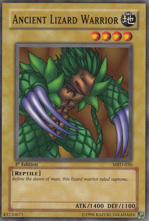 Ancient Lizard Warrior (MRD-050) - Metal Raiders Unlimited Metal Raiders Yugioh Single Squirtle Squad Card Shop.