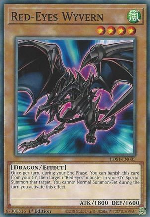 Red-Eyes Wyvern (LDS1-EN005) - Legendary Duelists: Season 1 1st Edition Legendary Duelists: Season 1 Yugioh Single Squirtle Squad Card Shop.