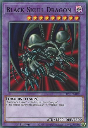 Black Skull Dragon (LDS1-EN012) - Legendary Duelists: Season 1 1st Edition Legendary Duelists: Season 1 Yugioh Single Squirtle Squad Card Shop.
