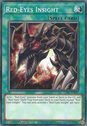 Red-Eyes Insight (LDS1-EN019) - Legendary Duelists: Season 1 1st Edition Legendary Duelists: Season 1 Yugioh Single Squirtle Squad Card Shop.