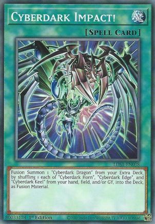 Cyberdark Impact! (LDS1-EN038) - Legendary Duelists: Season 1 1st Edition Legendary Duelists: Season 1 Yugioh Single Squirtle Squad Card Shop.