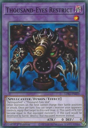 Thousand-Eyes Restrict (LDS1-EN050) - Legendary Duelists: Season 1 1st Edition Legendary Duelists: Season 1 Yugioh Single Squirtle Squad Card Shop.