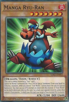 Manga Ryu-Ran (LDS1-EN053) - Legendary Duelists: Season 1 1st Edition Legendary Duelists: Season 1 Yugioh Single Squirtle Squad Card Shop.