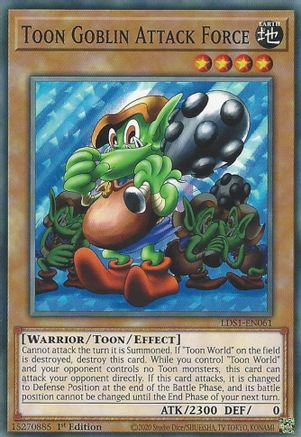 Toon Goblin Attack Force (LDS1-EN061) - Legendary Duelists: Season 1 1st Edition Legendary Duelists: Season 1 Yugioh Single Squirtle Squad Card Shop.
