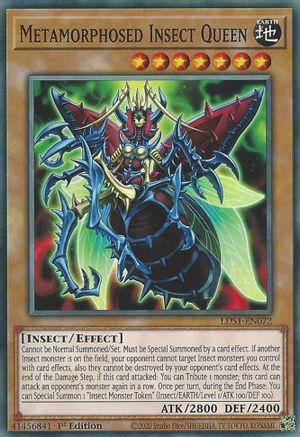 Metamorphosed Insect Queen (LDS1-EN072) - Legendary Duelists: Season 1 1st Edition Legendary Duelists: Season 1 Yugioh Single Squirtle Squad Card Shop.