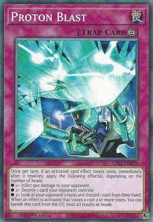 Proton Blast (LDS1-EN079) - Legendary Duelists: Season 1 1st Edition Legendary Duelists: Season 1 Yugioh Single Squirtle Squad Card Shop.