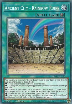 Ancient City - Rainbow Ruins (LDS1-EN103) - Legendary Duelists: Season 1 1st Edition Legendary Duelists: Season 1 Yugioh Single Squirtle Squad Card Shop.