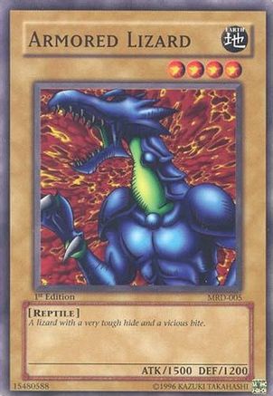 Armored Lizard (MRD-005) - Metal Raiders Unlimited Metal Raiders Yugioh Single Squirtle Squad Card Shop.