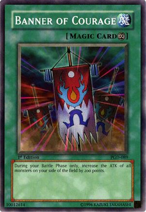Banner of Courage (PGD-089) - Pharaonic Guardian Unlimited Pharaonic Guardian Yugioh Single Squirtle Squad Card Shop.