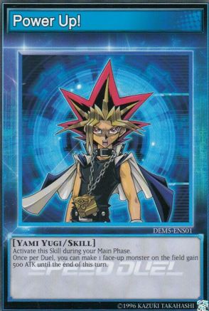 Power Up! (DEM5-ENS01) - Speed Duel Demo Deck Unlimited Speed Duel Demo Deck Yugioh Single Squirtle Squad Card Shop.