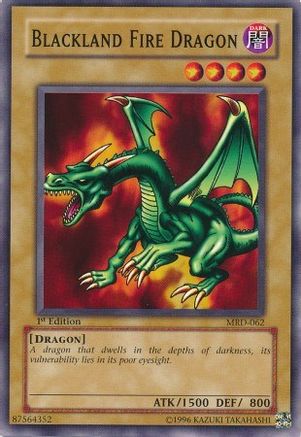 Blackland Fire Dragon (MRD-062) - Metal Raiders 1st Edition Metal Raiders Yugioh Single Squirtle Squad Card Shop.