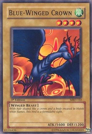Blue-Winged Crown (MRD-122) - Metal Raiders 1st Edition Metal Raiders Yugioh Single Squirtle Squad Card Shop.