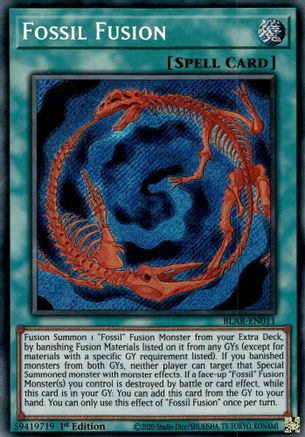 Fossil Fusion (BLAR-EN011) - Battles of Legend: Armageddon 1st Edition Battles of Legend: Armageddon Yugioh Single Squirtle Squad Card Shop.