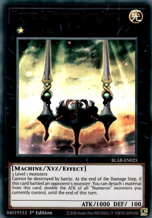 Number 4: Numeron Gate Catvari (BLAR-EN025) - Battles of Legend: Armageddon 1st Edition Battles of Legend: Armageddon Yugioh Single Squirtle Squad Card Shop.