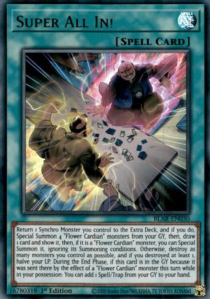 Super All In! (BLAR-EN030) - Battles of Legend: Armageddon 1st Edition Battles of Legend: Armageddon Yugioh Single Squirtle Squad Card Shop.