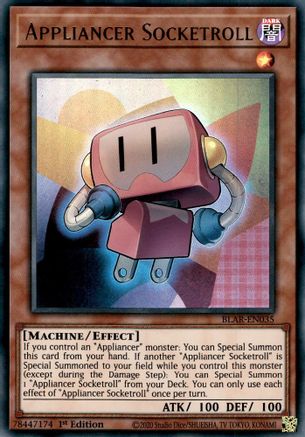 Appliancer Socketroll (BLAR-EN035) - Battles of Legend: Armageddon 1st Edition Battles of Legend: Armageddon Yugioh Single Squirtle Squad Card Shop.