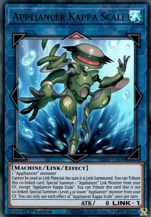 Appliancer Kappa Scale (BLAR-EN039) - Battles of Legend: Armageddon 1st Edition Battles of Legend: Armageddon Yugioh Single Squirtle Squad Card Shop.