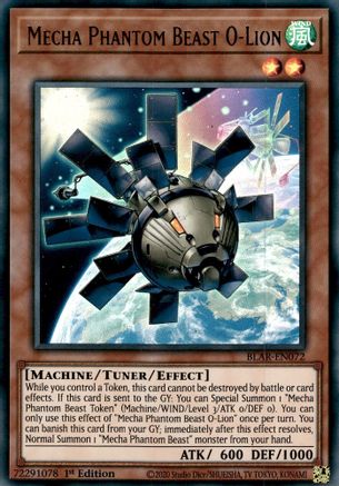 Mecha Phantom Beast O-Lion (BLAR-EN072) - Battles of Legend: Armageddon 1st Edition Battles of Legend: Armageddon Yugioh Single Squirtle Squad Card Shop.