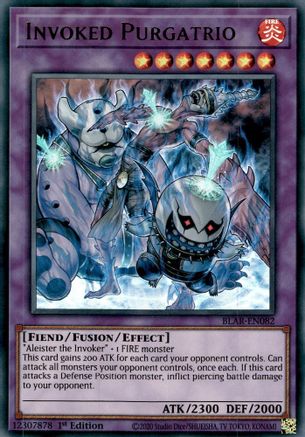 Invoked Purgatrio (BLAR-EN082) - Battles of Legend: Armageddon 1st Edition Battles of Legend: Armageddon Yugioh Single Squirtle Squad Card Shop.